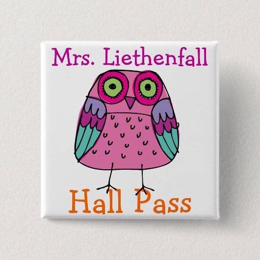 SchulHall Pass - SRF Button (Vorderseite)