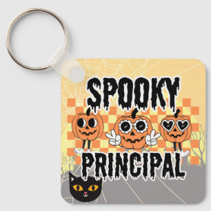 Schulhauptmann Halloween Spooky Principal Custom Schlüsselanhänger