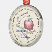 Schulhauptstadt Runde Ornament (Links)