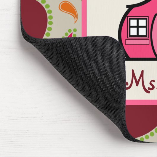 Schulhaus-/Paisley-Lehrer Mousepad (Ecke)