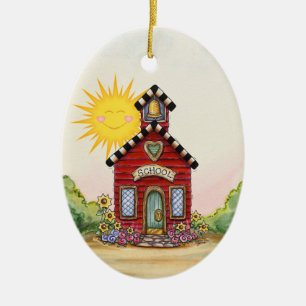 Schulhaus - SRF Keramikornament