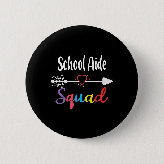 Schulhilfe für Squad Spaß Ck für Schullehrer Button (Vorderseite)