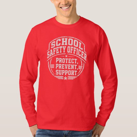 Schulischer Sicherheitsbeamter T-Shirt (Vorderseite)
