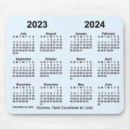Schuljahr 2023-2024 von Janz Alice Blue Mousepad