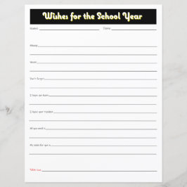 Schuljahr Eltern möchten drucken