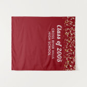 Schuljahr Red Gold Custom Background Wandteppich (Vorderseite (Horizontal))