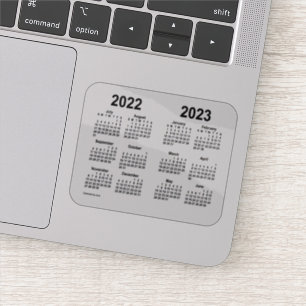 Schuljahreskalender 2022-2023 von Janz Transparent Aufkleber