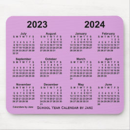 Schuljahreskalender 2023-2024 von Janz Plum Mousepad