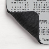 Schuljahreskalender 2023-2024 von Janz Silver Mousepad (Ecke)