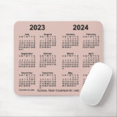 Schuljahreskalender 2023-2024 von Janz Thistle Mousepad (Mit Mouse)