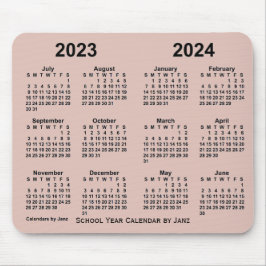 Schuljahreskalender 2023-2024 von Janz Thistle Mousepad