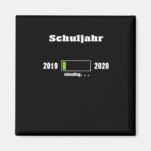 Schuljahrsklammer Magnet (Vorne)