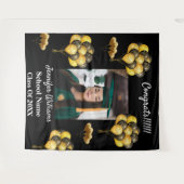 Schuljahrspartei für benutzerdefinierte Fotos Wandteppich (Vorderseite (Horizontal))