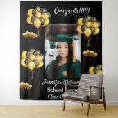 Schuljahrspartei für benutzerdefinierte Fotos Wandteppich (Beispiel)