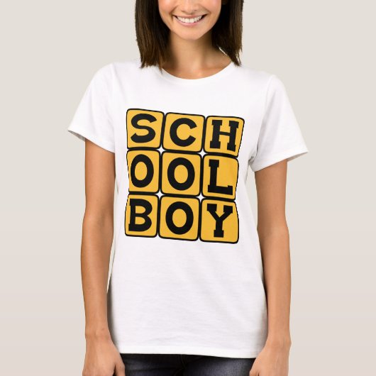 Schuljunge, männliche Studentin T-Shirt (Vorderseite)