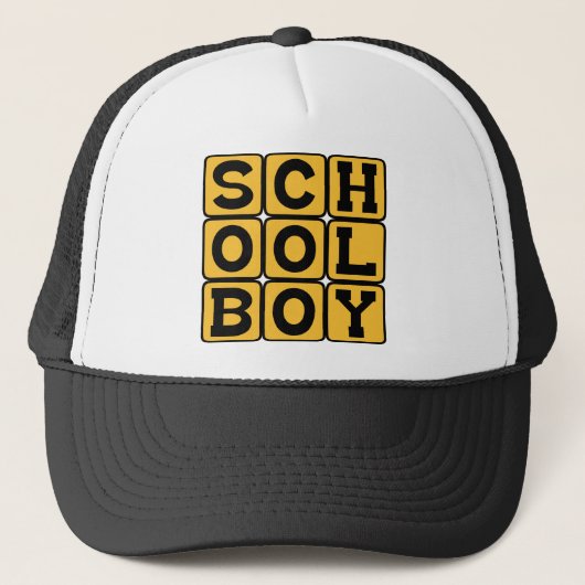 Schuljunge, männliche Studentin Truckerkappe (Vorderseite)