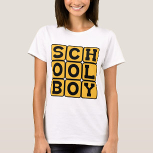 Schuljunge, männlicher Schüler T-Shirt