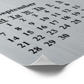 Schulkalender 2013-2014 Regeln für Schulklassen Poster (Ecke)