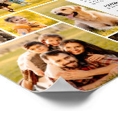 Schulkalender 2023-24 6 Fotos Personalisiert Poster (Ecke)