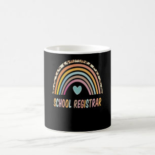Schulkanzler Rainbow Leopard zurück zur Schule Kaffeetasse