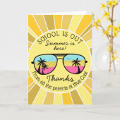 Schulkarte Karte (Gelbe Blume)