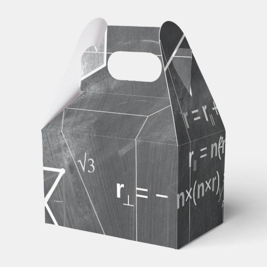 Schulkartentechnik Geschenkschachtel (Rückseite)