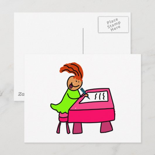 Schulkid Postkarte (Vorne/Hinten)