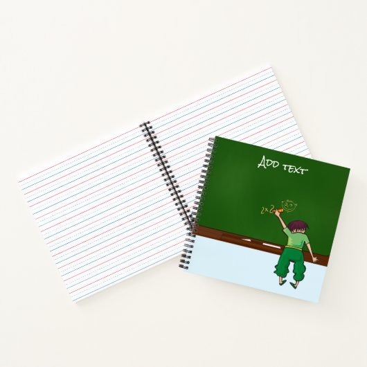 Schulkids-Chalkboard Notizblock (Innenseite)