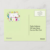 Schulkids Lehrer's Ice Breaker Postkarte (Rückseite)