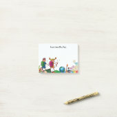 Schulkids-Nachricht von Lehrer Personalisiert Post-it Klebezettel (Auf Schreibtisch)