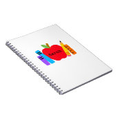 Schulkids NAME Apple Books Student Fun Notizblock (Rechte Seite)