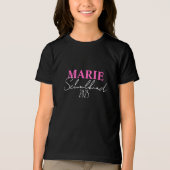 Schulkind 2026 - pink | Einschulung Tri-Blend Shirt (Vorderseite)