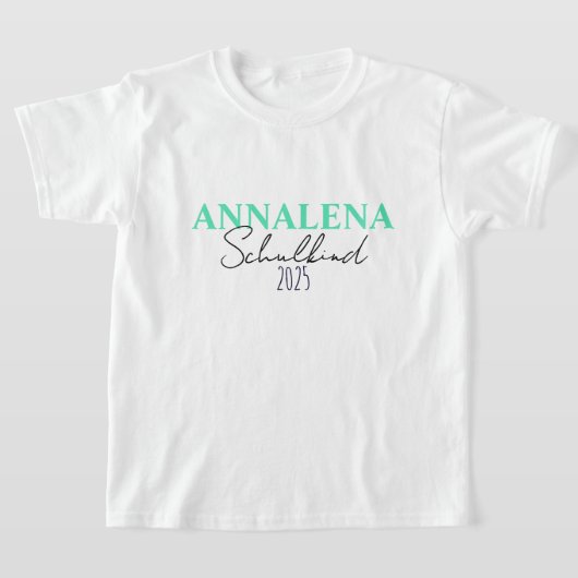 Schulkind 2026 - türkis | Einschulung T-Shirt (Ablage )