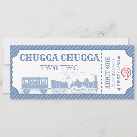 Schulkind 2. Geburtstag Einladung (Vorderseite)