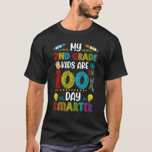 Schulkinder der 2. Klasse 100 Tage intelligenter v T-Shirt