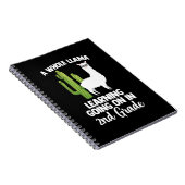 Schulkinder der zweiten Klasse zurück in den Schul Notizblock (Rechte Seite)