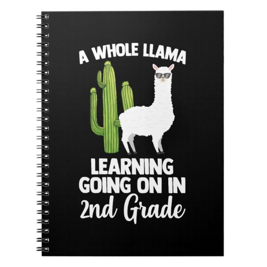 Schulkinder der zweiten Klasse zurück in den Schul Notizblock (Vorderseite)