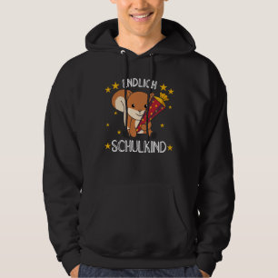 Schulkinder-Eichhörnchen-Schule Hoodie