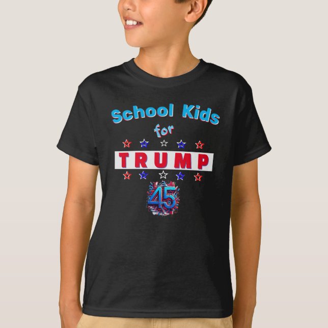 Schulkinder für TRUMP T - Shirt 3 (Vorderseite)