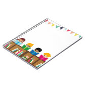 Schulkinder Notizblock (Linke Seite)