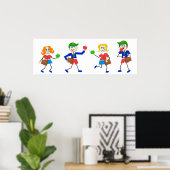 Schulkinder Poster (Heimbüro)