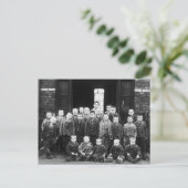 Schulkinder Postkarte (Stehend Vorderseite)