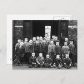 Schulkinder Postkarte (Vorne/Hinten)