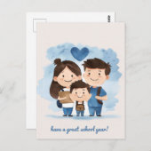 Schulkinder Postkarte (Vorne/Hinten)