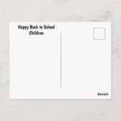 Schulkinder Postkarte (Rückseite)