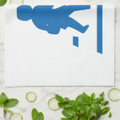 Schulkinder überqueren >> Japanisches Verkehrszeic Geschirrtuch (Gefaltet)