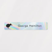 Schulkinder Wasserdichte Holografie mit Vogelmotiv Etiketten (Design 2)