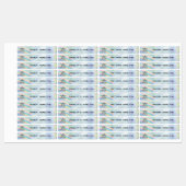 Schulkinder Wasserdichte, holografische Uhr Etiketten (Blatt)