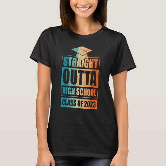 Schulklasse 2023 Grad T-Shirt (Vorderseite)