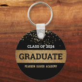Schulklasse 2024 Abschluss Keepake für Schlüsselanhänger (Vorderseite)
